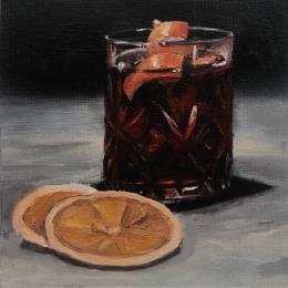Peinture Cocktail 4 par Sellier Octavia | Tableau Figuratif Huile