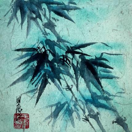 Peinture Bamboo par Yu Huan Huan | Tableau Figuratif Encre Nature