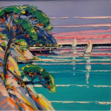 Painting Marseille, Cassis by Corbière Liisa | Painting Figurative Oil Landscapes, Pop icons