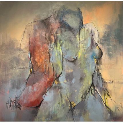 Peinture Bonheurs et cicatrices, histoire d'une vie / Tome I par Chaperon Martine | Tableau Figuratif Acrylique Nu