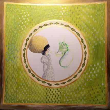 Peinture Pensi che sia questa la vera ragione?  par Nai | Tableau Surréalisme Acrylique, Collage Animaux, Marine, Nature