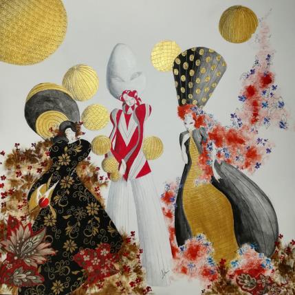 Peinture Il nostro relativo tutto par Nai | Tableau Surréalisme Acrylique, Collage Musique, Nature, Scènes de vie