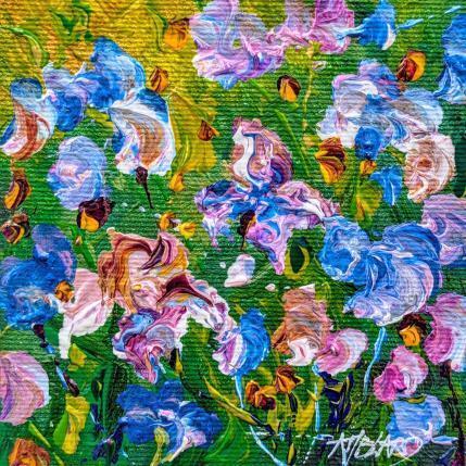 Peinture Danse d'Iris par Amblard Florence | Tableau Impressionnisme Acrylique, Huile Nature