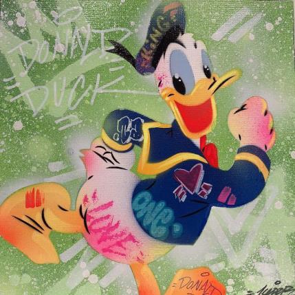 Painting Donald Run by Kedarone | Painting Pop-art Acrylic, Graffiti Pop icons