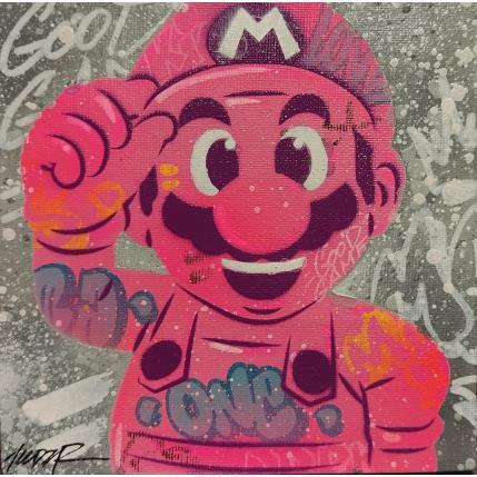 Peinture Mario par Kedarone | Tableau Pop-art Acrylique, Graffiti Icones Pop