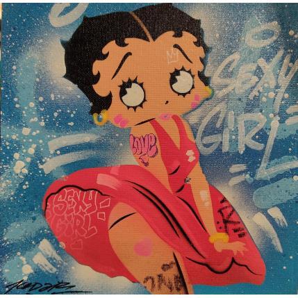 Painting Betty Boop by Kedarone | Painting Pop-art Acrylic, Graffiti Pop icons