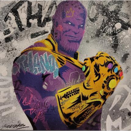 Peinture Thanos par Kedarone | Tableau Pop-art Acrylique, Graffiti Icones Pop