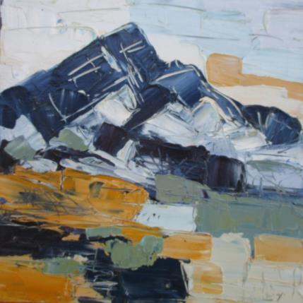 Peinture st vistoire blue par Joelle Fouilloux | Tableau  Huile