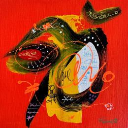 Peinture MOX par Perrotte | Tableau Art Singulier Acrylique