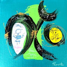 Peinture MOXI par Perrotte | Tableau Art Singulier Acrylique