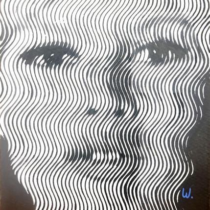 Peinture Mini Bardot lines par Wawapod | Tableau Pop-art Acrylique, Posca Icones Pop