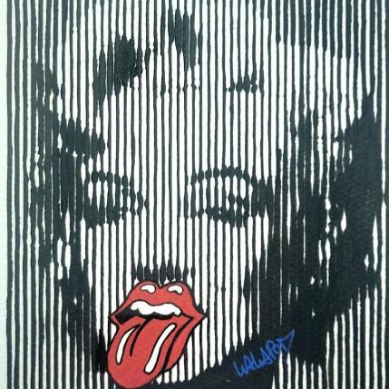 Peinture Marilyn Stones  par Wawapod | Tableau Pop-art Acrylique, Posca Icones Pop