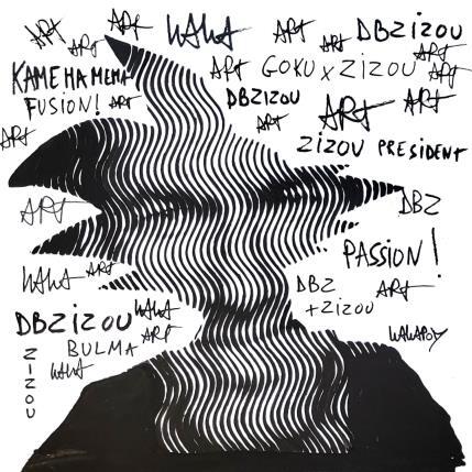 Peinture Dbzizou par Wawapod | Tableau Pop-art Acrylique, Posca Icones Pop