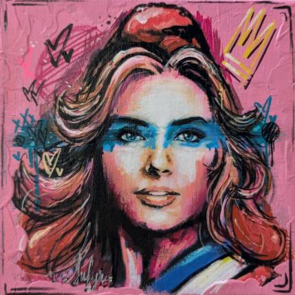 Peinture Marianne marchons marchons  par Sufyr | Tableau Street Art Graffiti, Posca Portraits