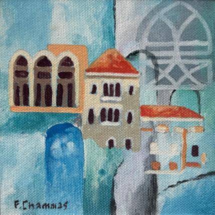 Painting Lebanon Houses # 6  by Chammas Fady | Painting Figurative
