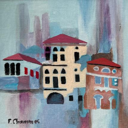 Painting Lebanon Houses # 9 by Chammas Fady | Painting Figurative