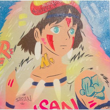 Pintura SAN por Kedarone | Pintura Pop-art Acrylic, Graffiti Pop icons