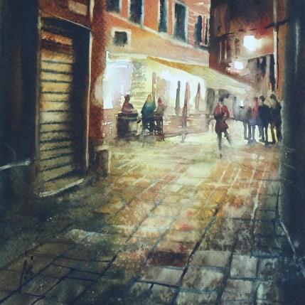 Peinture La Cave Armaldi par Abbatucci Violaine | Tableau Figuratif Aquarelle