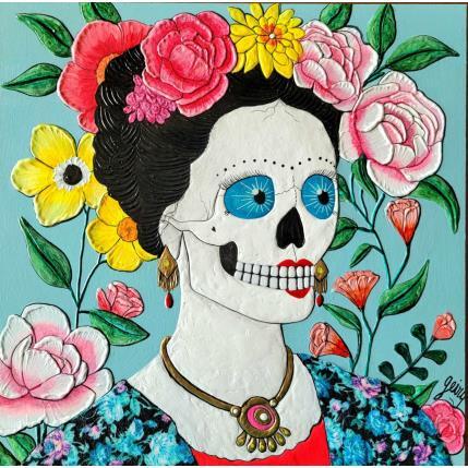 Painting Azul Frida by Geiry | Painting Subject matter