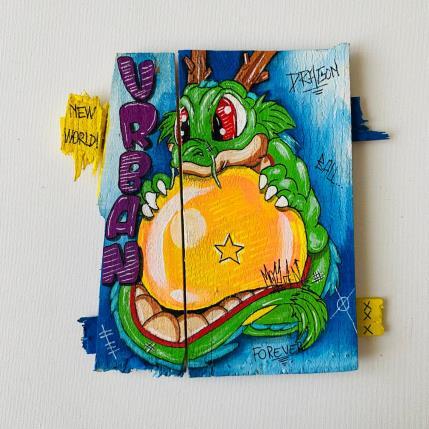 Peinture MAGIQUE  par Molla Nathalie  | Tableau Pop-art Acrylique, Bois, Posca Icones Pop