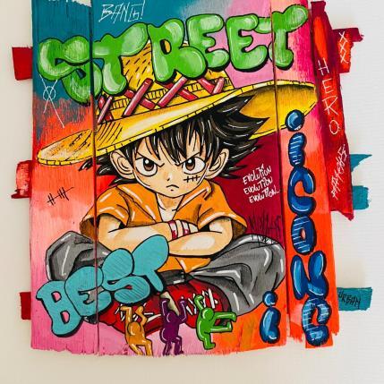 Peinture HERO par Molla Nathalie  | Tableau Pop-art Acrylique, Bois, Posca Icones Pop