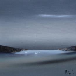 Painting Emotions marines 67 by Roussel Marie-Ange et Fanny | Painting Figurative Oil Marine, Minimalist