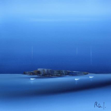 Peinture Impression marine 67 par Roussel Marie-Ange et Fanny | Tableau Figuratif Huile Marine, Minimaliste