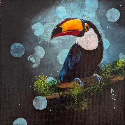 Peinture Jeanne  par CLOT | Tableau Figuratif Acrylique Animaux