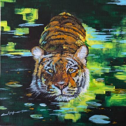 Peinture Oscar  par CLOT | Tableau Figuratif Acrylique Animaux