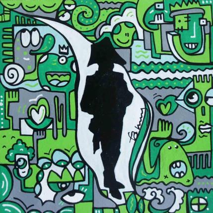 Peinture L'audace par Fanny | Tableau Pop-art Acrylique, Posca