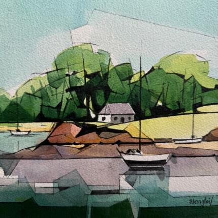 Peinture MARÉE BASSE 3 par Langlois Jean-Luc | Tableau