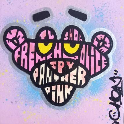 Peinture Lazy P Panther Face  par Cmon | Tableau Pop-art Icones Pop