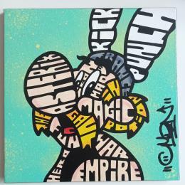 Pintura Asterix Face por Cmon | Pintura Pop-art Pop icons