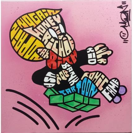 Peinture Richie Rich Airplane Dollar par Cmon | Tableau Pop-art Icones Pop