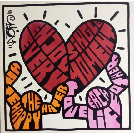 Peinture K.H Tribute Enjoy Life  par Cmon | Tableau Pop-art Icones Pop