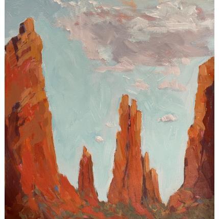 Painting Morning of Renewal by Carrillo Cindy  | Painting Figurative Oil Landscapes