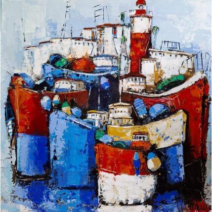 Peinture Puerto par Villanueva Puigdelliura Natalia | Tableau Figuratif