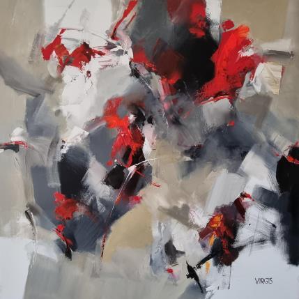 Peinture Beauty today par Virgis | Tableau Abstrait Huile Minimaliste