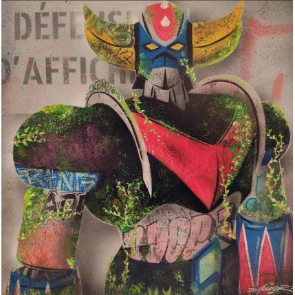 Painting Goldorak Apocalypse by Kedarone | Painting Pop-art Acrylic, Graffiti Pop icons