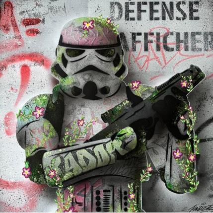 Peinture La fin de l'Empire par Kedarone | Tableau Pop-art Acrylique, Graffiti Icones Pop