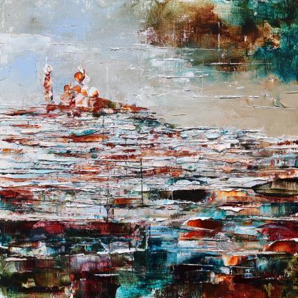 Peinture Paris butte Montmartre par Reymond Pierre | Tableau Figuratif Huile Paysages, Urbain