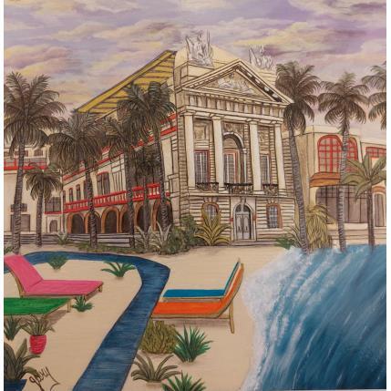 Peinture Tropical Dijon par Geiry | Tableau Matiérisme