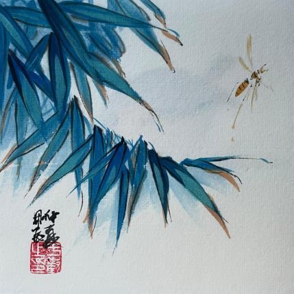 Peinture F1 Bambou  10019-20735-20240912-5 par Yu Huan Huan | Tableau Figuratif Aquarelle, Encre Nature