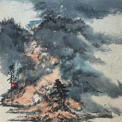Peinture F2 No Name 10019-20735-20240912-9 par Yu Huan Huan | Tableau Figuratif Aquarelle, Encre Paysages