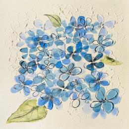 Peinture Magical Revolution Blue par Caitrin Alexandre | Tableau