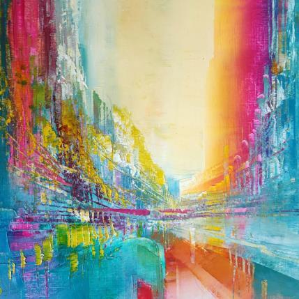 Peinture Faisceau d'énergie par Levesque Emmanuelle | Tableau  Huile