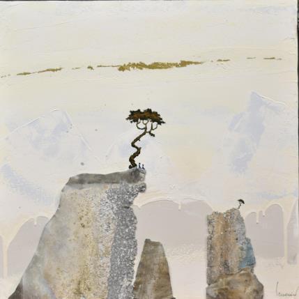 Painting A307 Assis au bord du vide by Lemonnier  | Painting Subject matter Acrylic, Zinc Landscapes