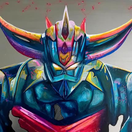 Peinture Goldorak par Medeya Lemdiya | Tableau Pop-art Acrylique, Métal Icones Pop