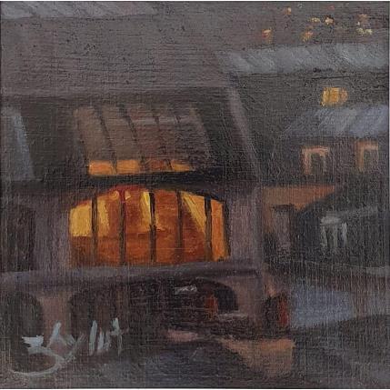 Peinture Derrière les fenêtres par Zbylut Ludovic | Tableau Figuratif Huile