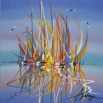 Peinture A deux heures d'Angers par Fonteyne David | Tableau Figuratif Acrylique